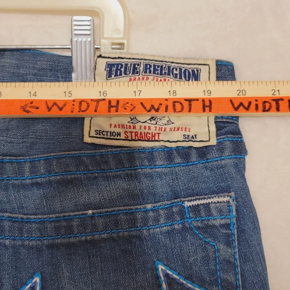 True Religion Jeans Men's 38/34 World Tour Pants Section Straight